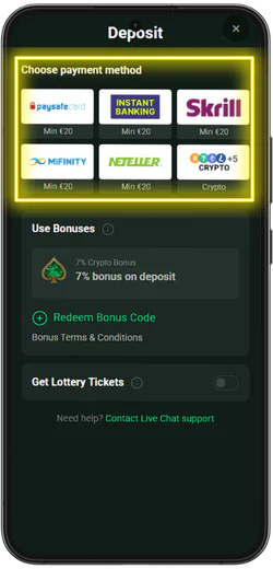 How to Deposit