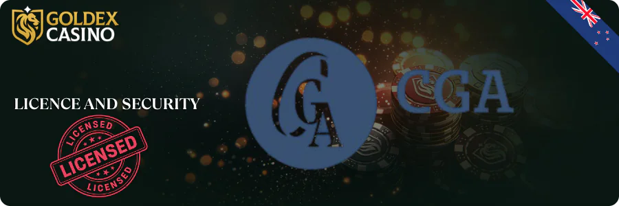 Goldex Casino Licence and Security