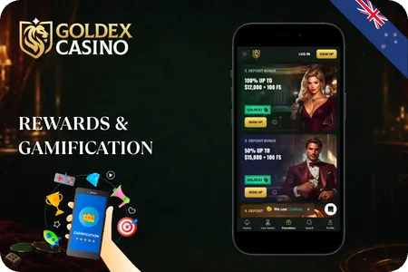 Rewards & Gamification on Goldex Casino