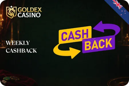 Weekly Cashback Goldex Casino